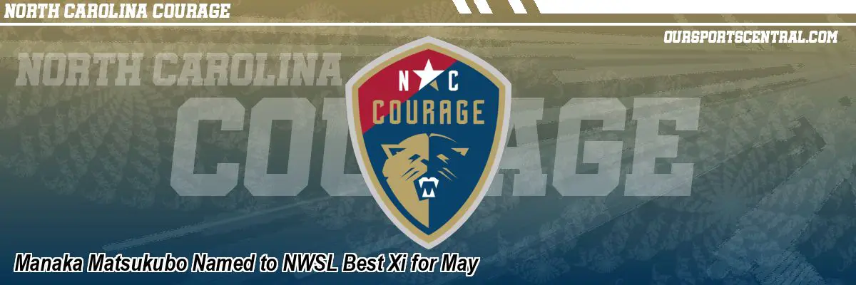 Manaka Matsukubo Named to NWSL Best Xi for May