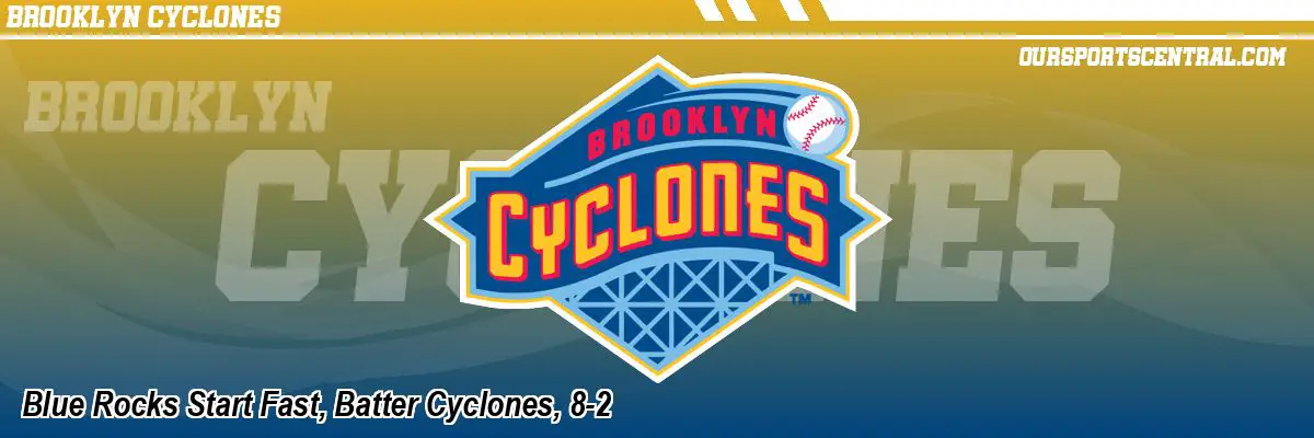 Blue Rocks Start Fast, Batter Cyclones, 8-2