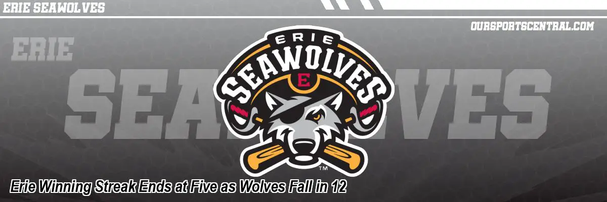 Erie Winning Streak Ends at Five as Wolves Fall in 12