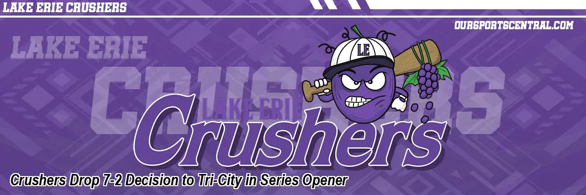 Crushers Drop 7-2 Decision to Tri-City in Series Opener