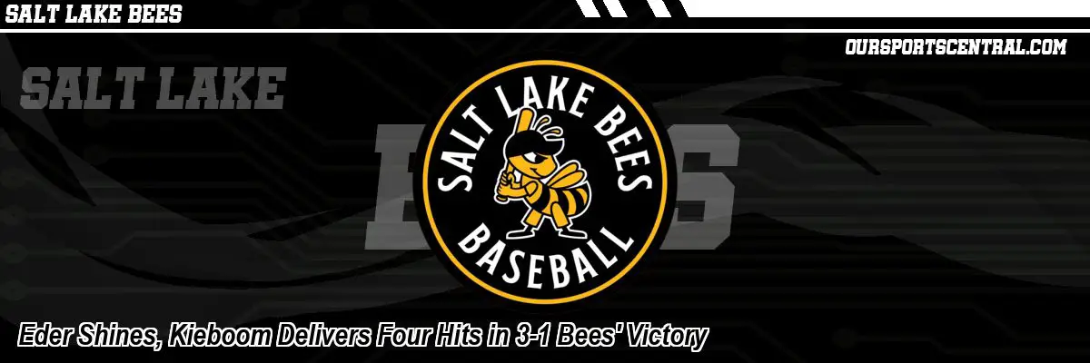 Eder Shines, Kieboom Delivers Four Hits in 3-1 Bees' Victory