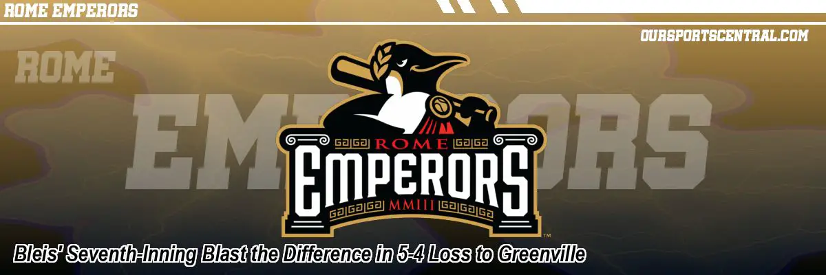 Bleis' Seventh-Inning Blast the Difference in 5-4 Loss to Greenville
