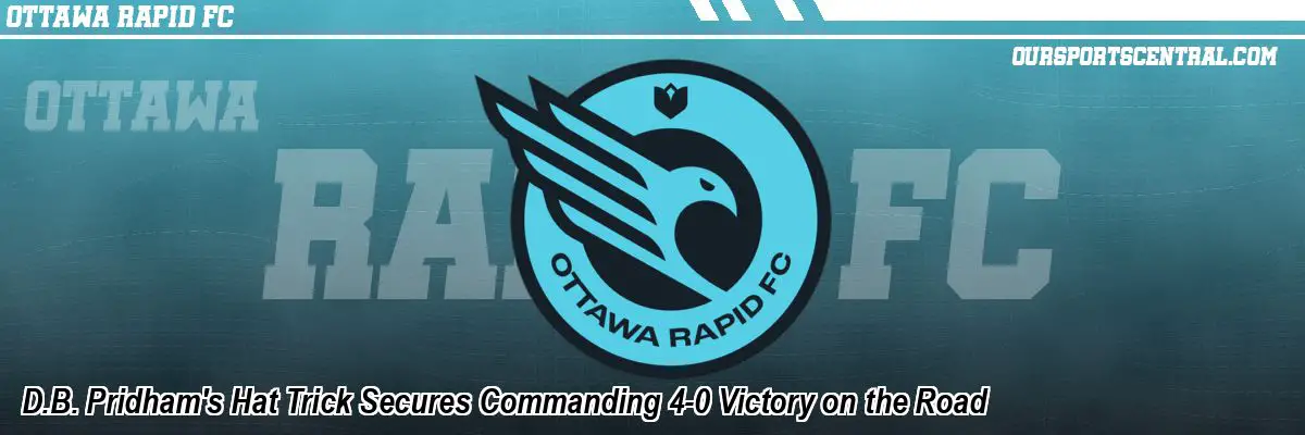 D.B. Pridham's Hat Trick Secures Commanding 4-0 Victory on the Road