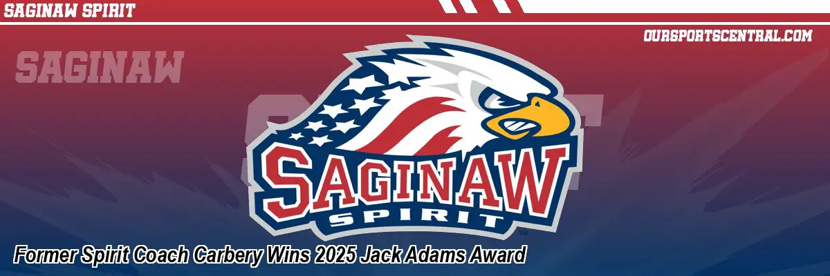 Former Spirit Coach Carbery Wins 2025 Jack Adams Award
