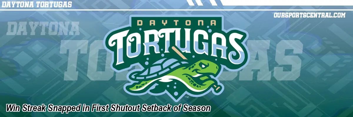 Win Streak Snapped in First Shutout Setback of Season