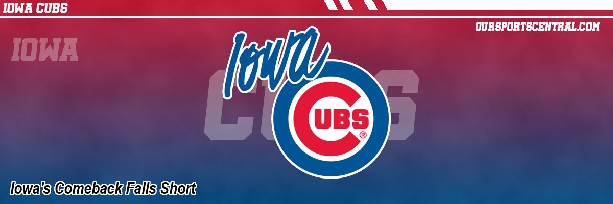 Iowa's Comeback Falls Short