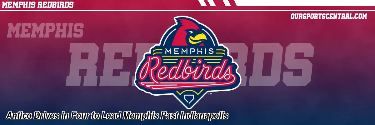 Antico Drives in Four to Lead Memphis Past Indianapolis
