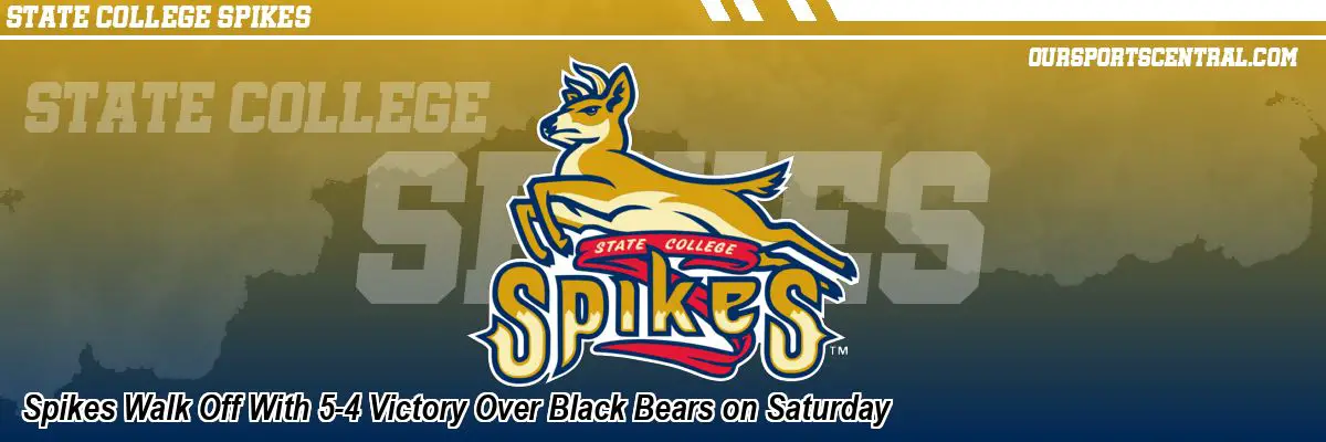 Spikes Walk Off With 5-4 Victory Over Black Bears on Saturday