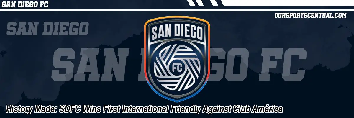 History Made: SDFC Wins First International Friendly Against Club América