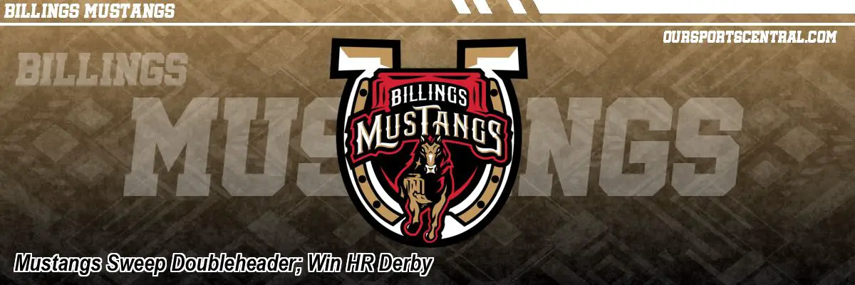 Mustangs Sweep Doubleheader; Win HR Derby