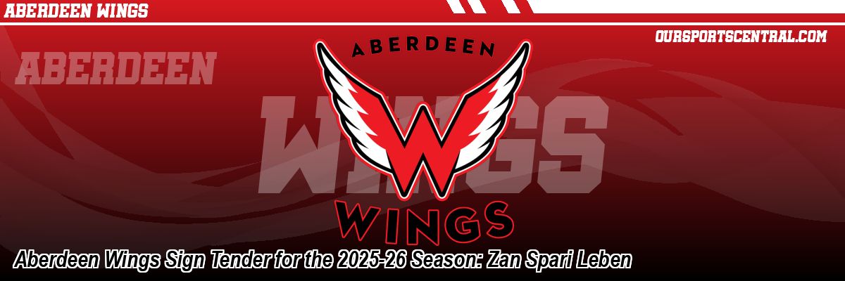 Aberdeen Wings Sign Tender for the 2025-26 Season: Zan Spari Leben