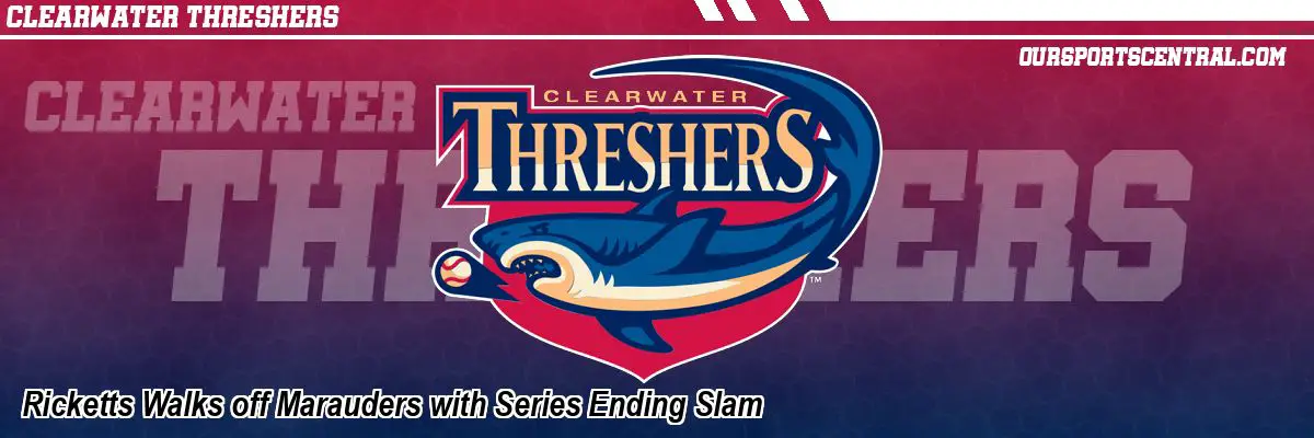 Ricketts Walks off Marauders with Series Ending Slam