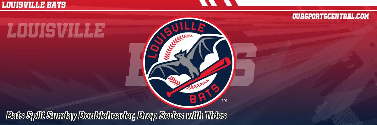Bats Split Sunday Doubleheader, Drop Series with Tides