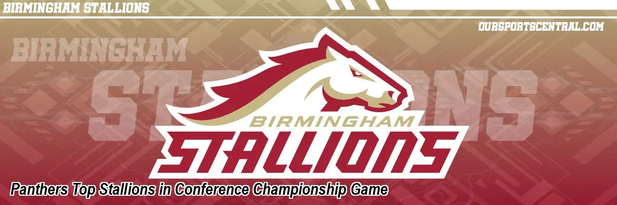 Panthers Top Stallions in Conference Championship Game