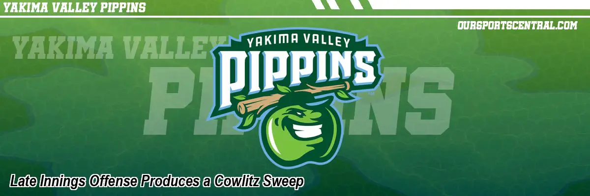 Late Innings Offense Produces a Cowlitz Sweep