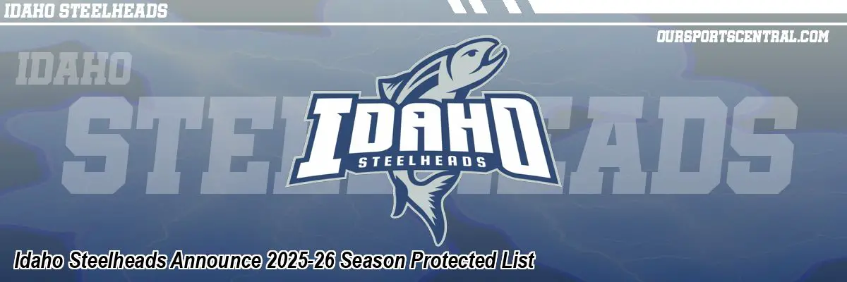 Idaho Steelheads Announce 2025-26 Season Protected List