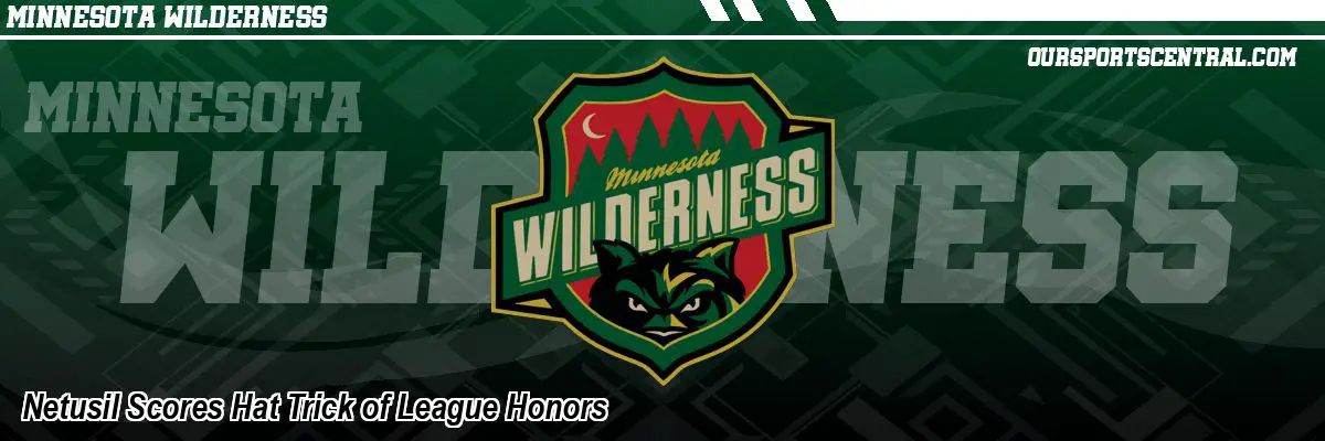 Netusil Scores Hat Trick of League Honors