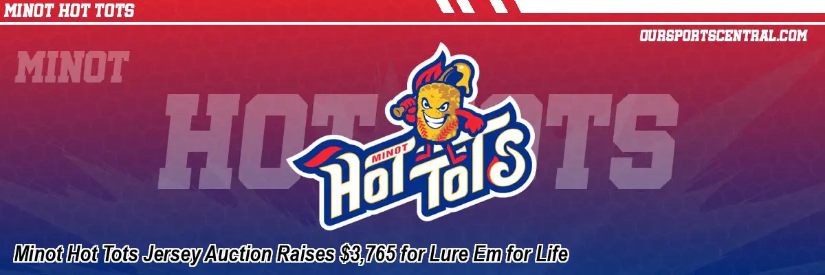 Minot Hot Tots Jersey Auction Raises $3,765 for Lure Em for Life