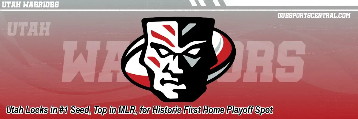 Utah Locks in #1 Seed, Top in MLR, for Historic First Home Playoff Spot