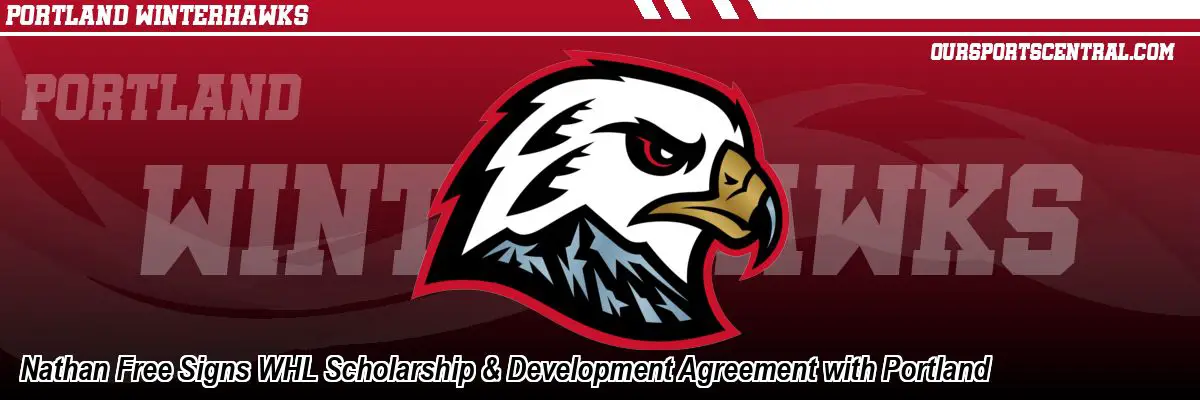 Nathan Free Signs WHL Scholarship & Development Agreement with Portland