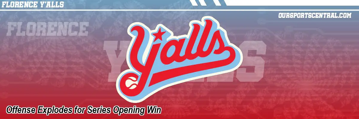 Offense Explodes for Series Opening Win