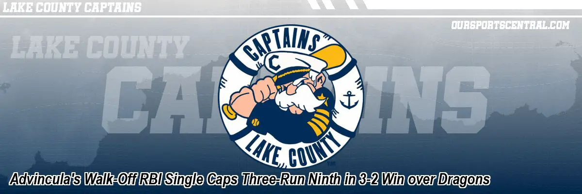 Advincula's Walk-Off RBI Single Caps Three-Run Ninth in 3-2 Win over Dragons
