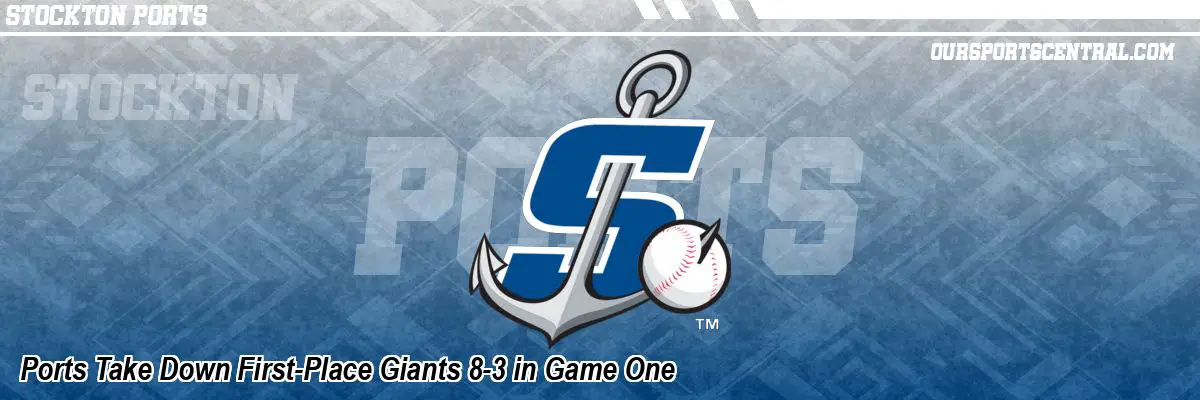 Ports Take Down First-Place Giants 8-3 in Game One