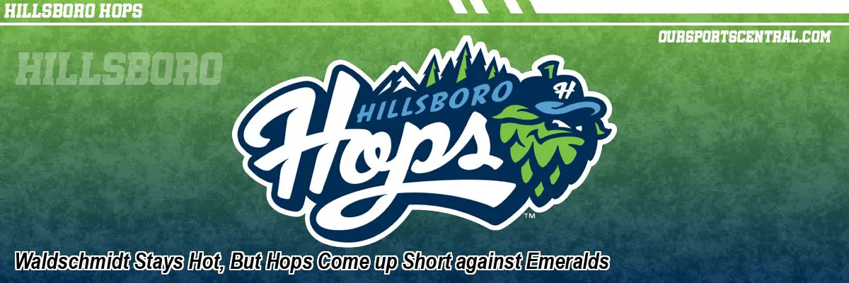 Waldschmidt Stays Hot, But Hops Come up Short against Emeralds