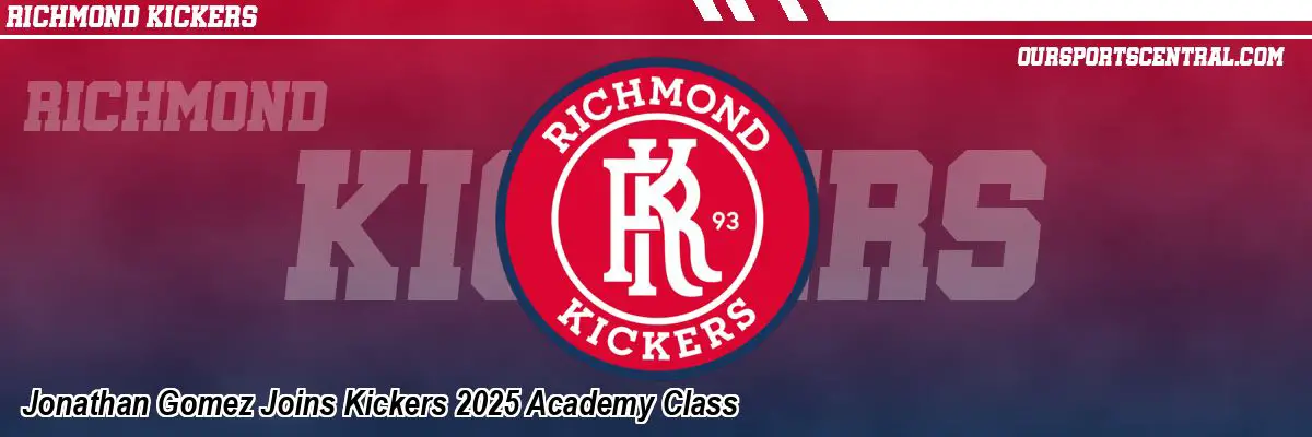 Jonathan Gomez Joins Kickers 2025 Academy Class