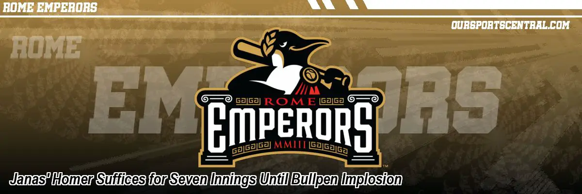 Janas' Homer Suffices for Seven Innings Until Bullpen Implosion