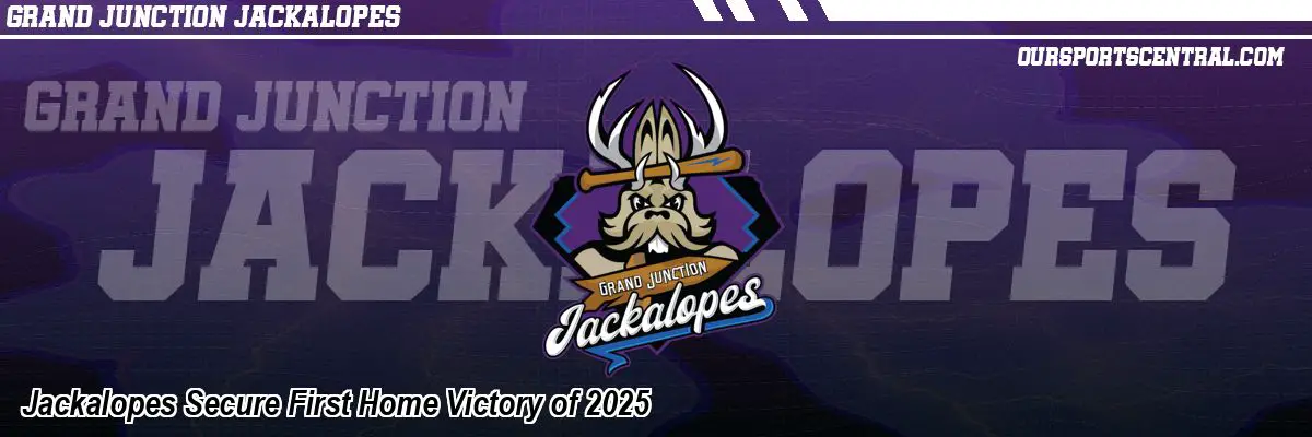 Jackalopes Secure First Home Victory of 2025