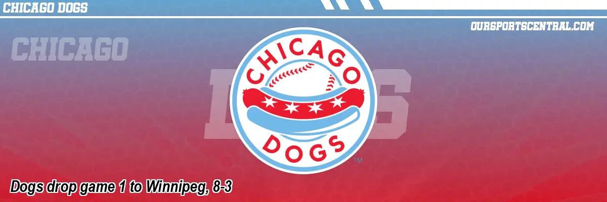 Dogs drop game 1 to Winnipeg, 8-3