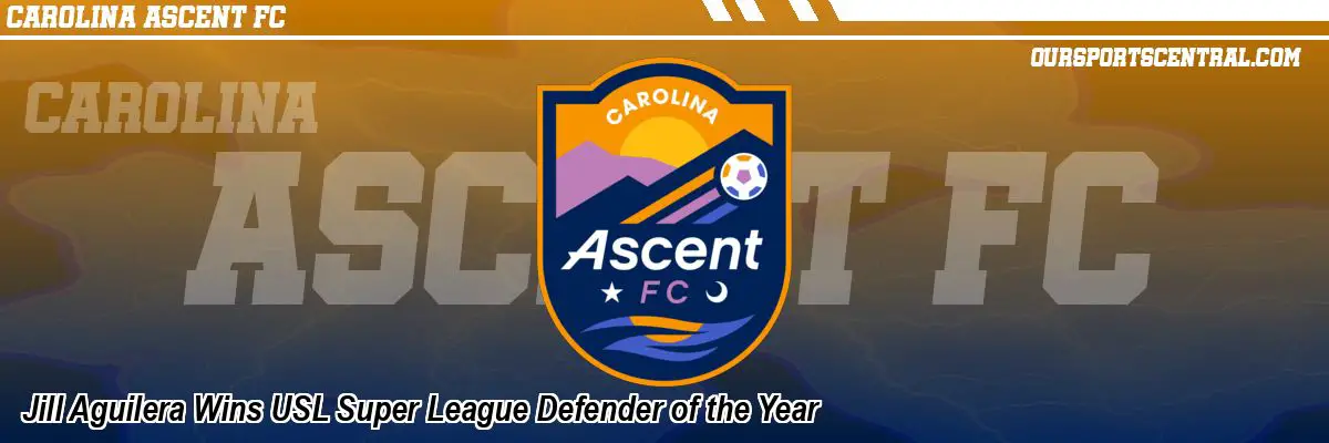 Jill Aguilera Wins USL Super League Defender of the Year