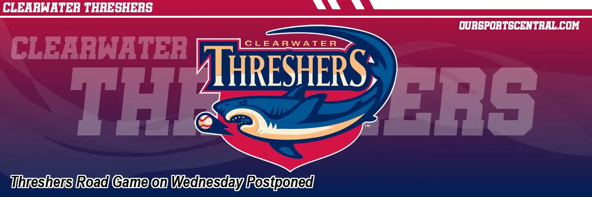 Threshers Road Game on Wednesday Postponed