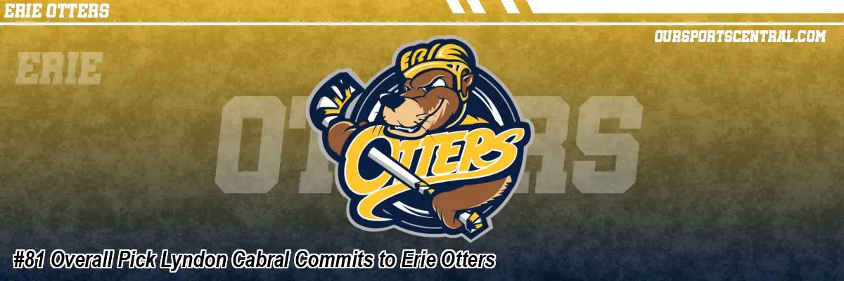 #81 Overall Pick Lyndon Cabral Commits to Erie Otters