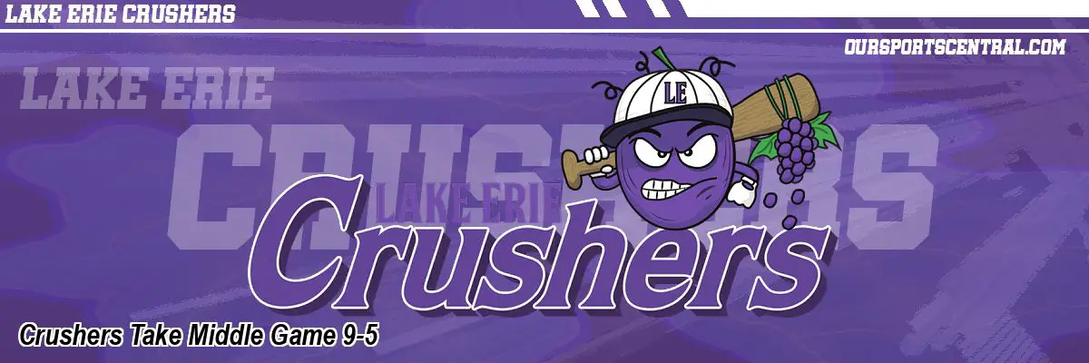 Crushers Take Middle Game 9-5
