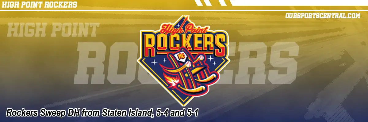 Rockers Sweep DH from Staten Island, 5-4 and 5-1