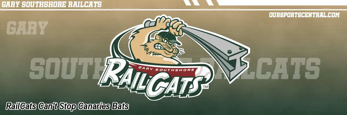 RailCats Can't Stop Canaries Bats