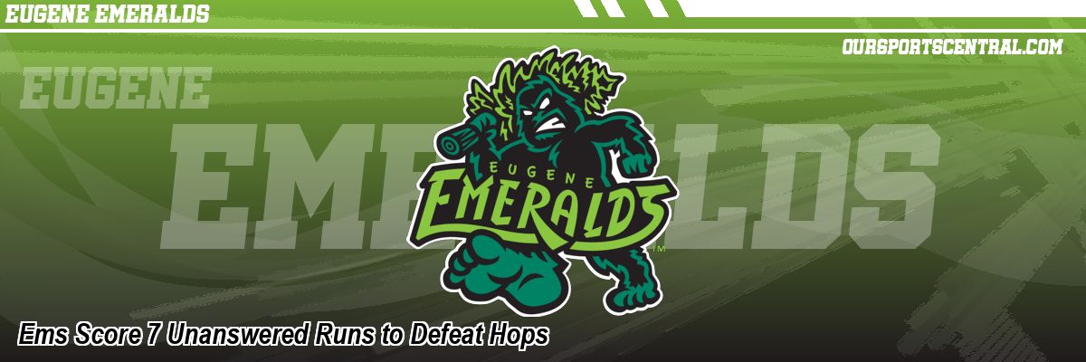 Ems Score 7 Unanswered Runs to Defeat Hops