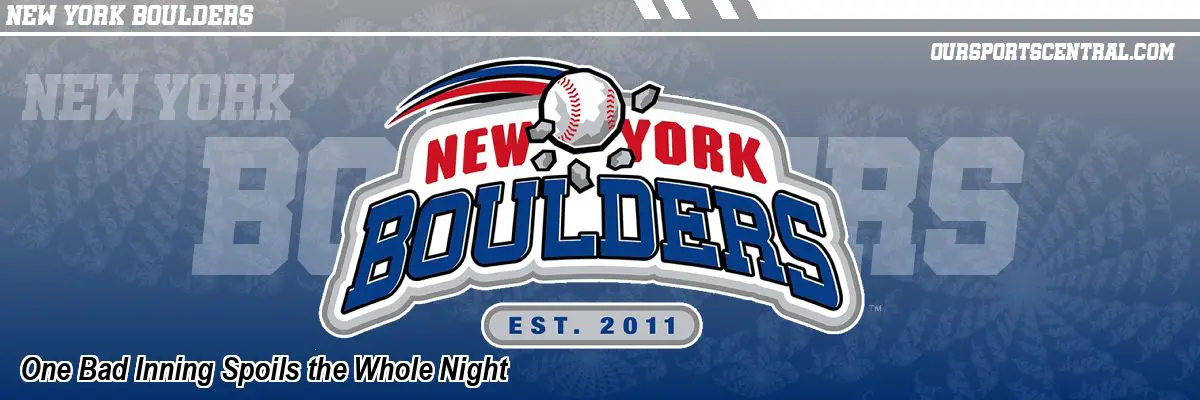 One Bad Inning Spoils the Whole Night
