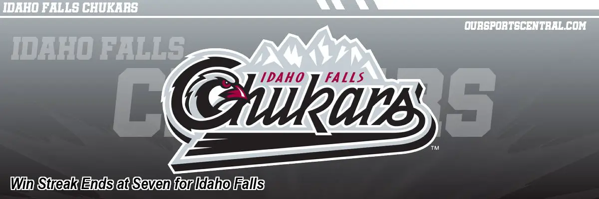 Win Streak Ends at Seven for Idaho Falls