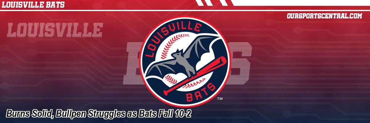 Burns Solid, Bullpen Struggles as Bats Fall 10-2