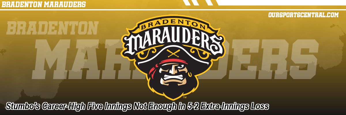 Stumbo's Career-High Five Innings Not Enough in 5-2 Extra-Innings Loss