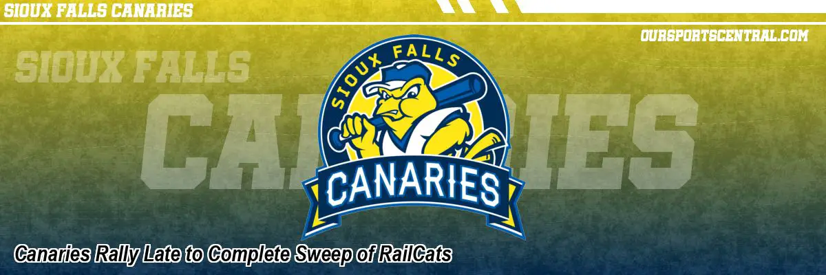 Canaries Rally Late to Complete Sweep of RailCats