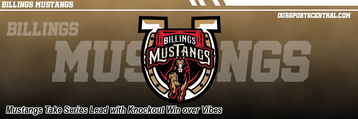 Mustangs Take Series Lead with Knockout Win over Vibes