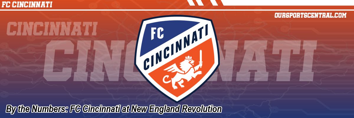 By the Numbers: FC Cincinnati at New England Revolution