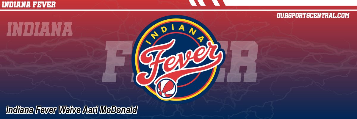 Indiana Fever Waive Aari McDonald
