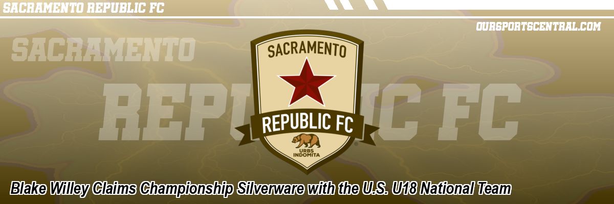 Blake Willey Claims Championship Silverware with the U.S. U18 National Team