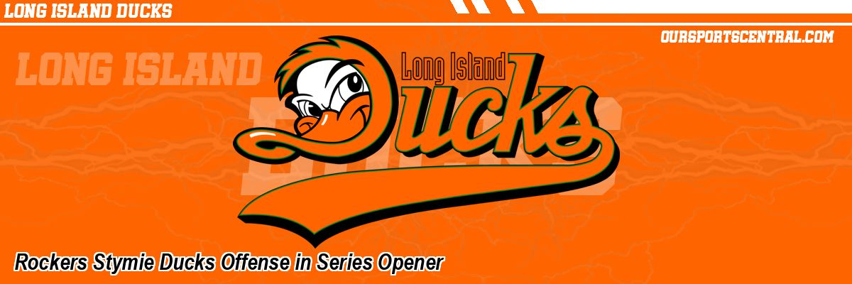 Rockers Stymie Ducks Offense in Series Opener