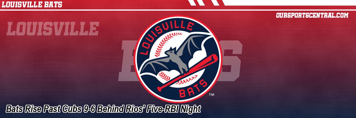 Bats Rise Past Cubs 9-6 Behind Rios' Five-RBI Night